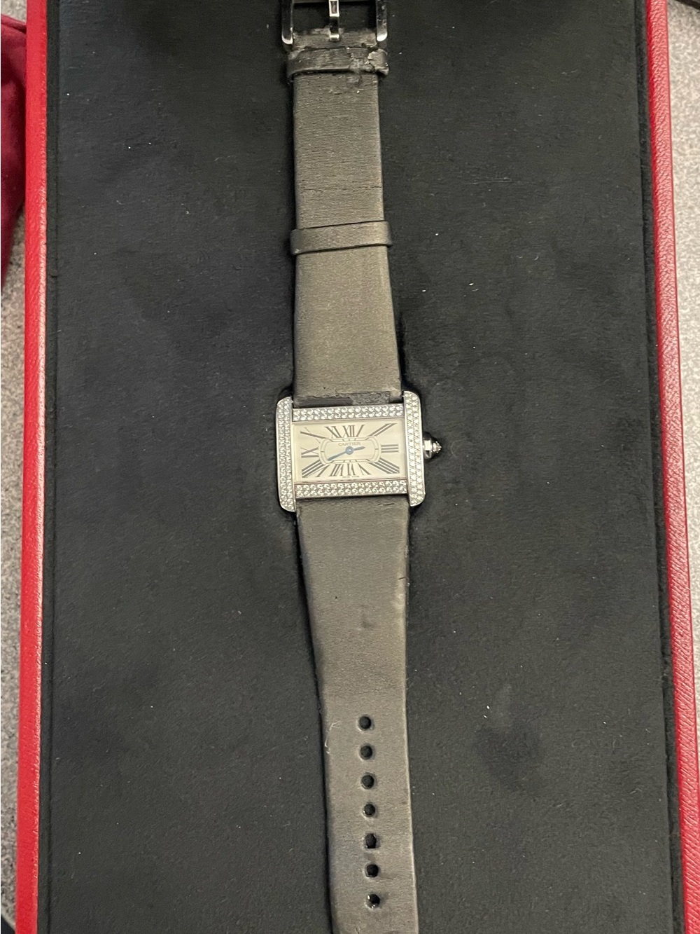 Cartier Tank Divan with Diamonds - Picture 3 of 7